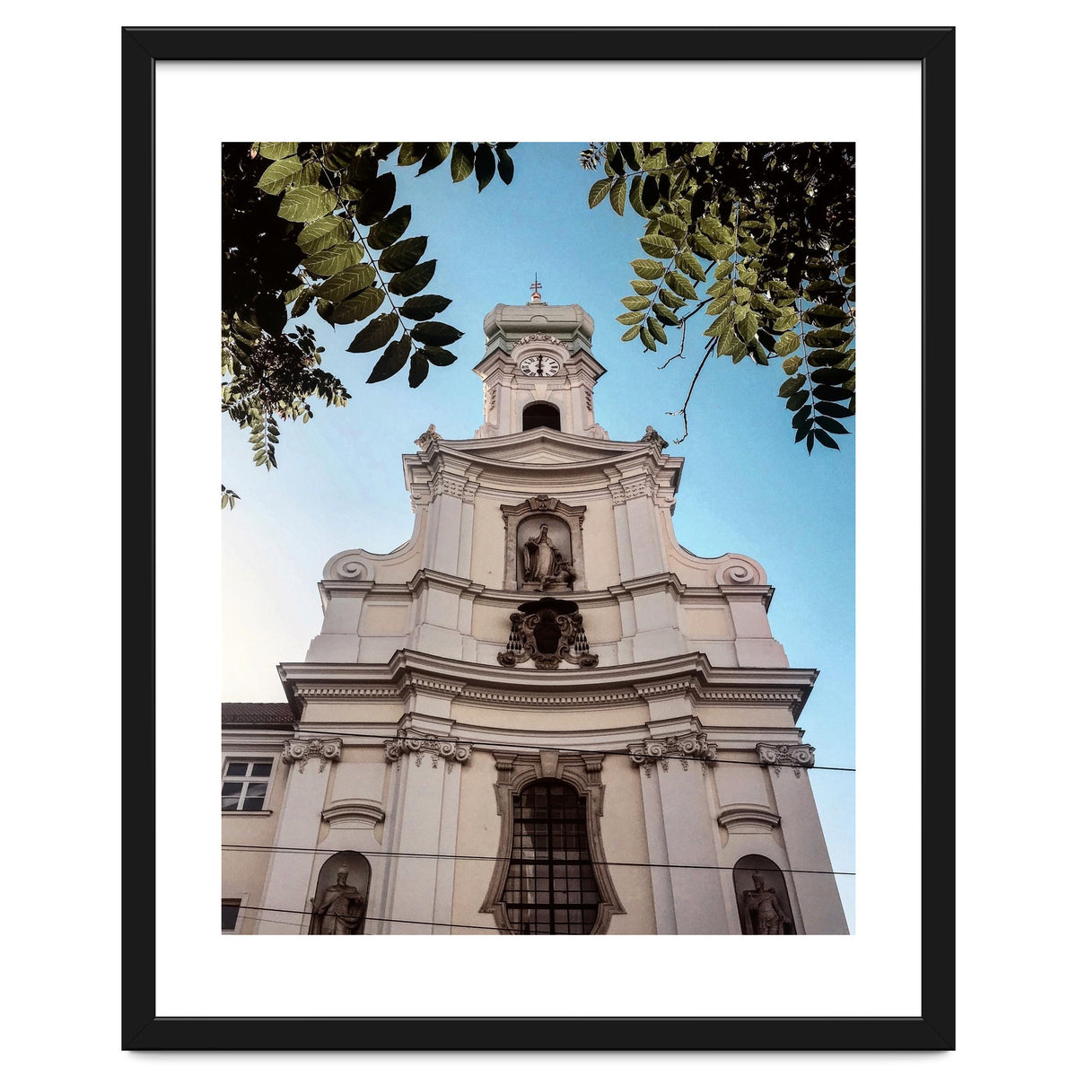 Bratislava framed architecture