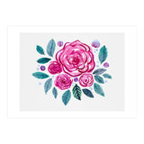 Watercolor rose bouquet (Print Only) thumbnail