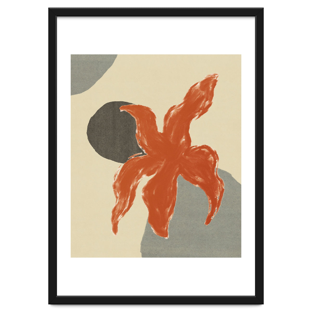 Wobbly Sea Star On Rocks \\ Abstract Composition