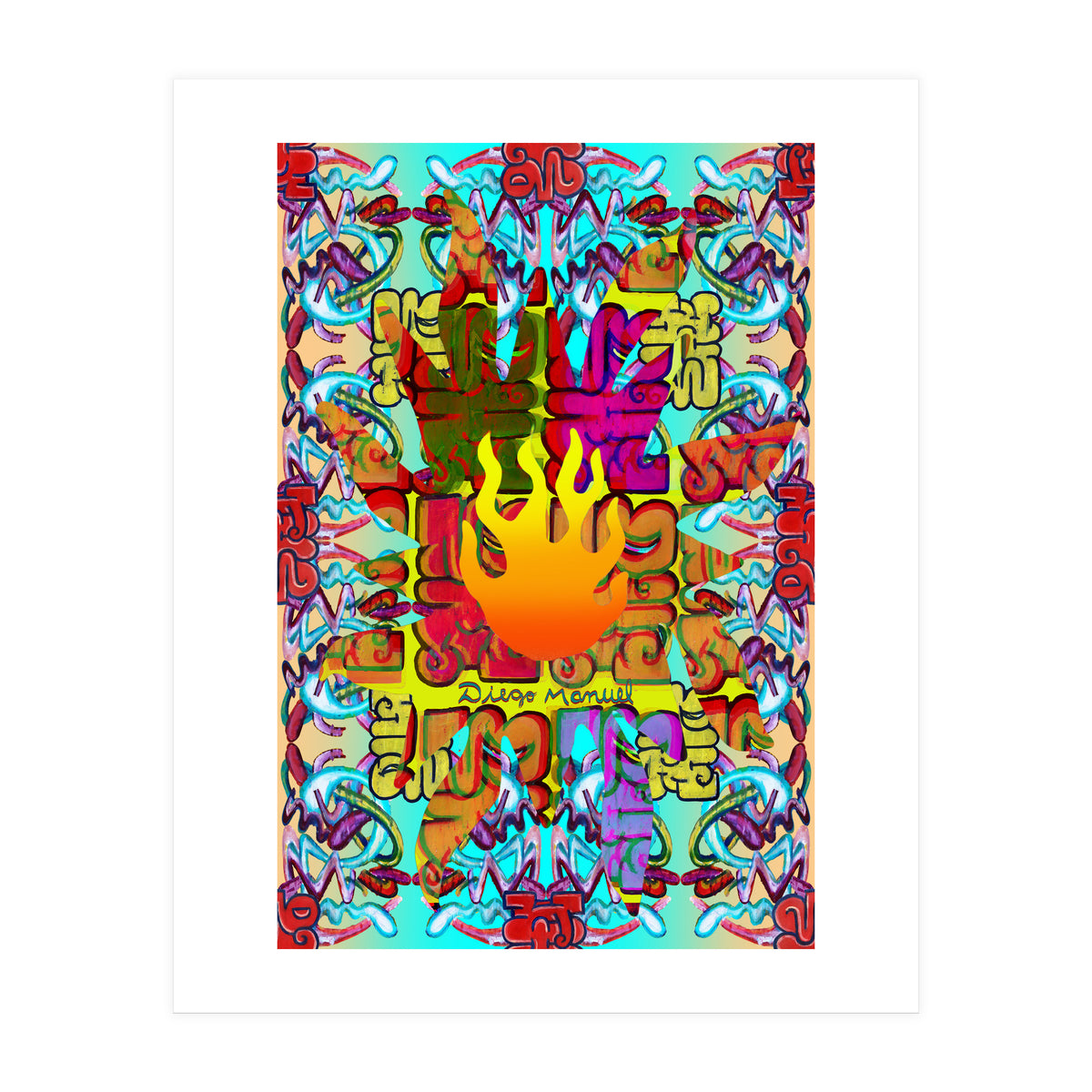 Fuego Y Graffiti 38 (Print Only)