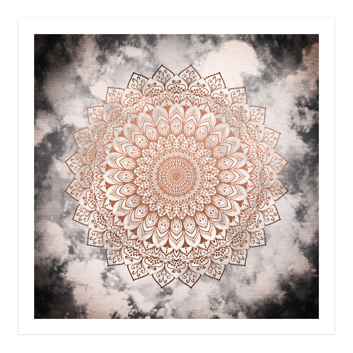 Rose Night Mandala (Print Only)