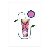 Strange Flower Rgb Cropped White (Print Only) thumbnail