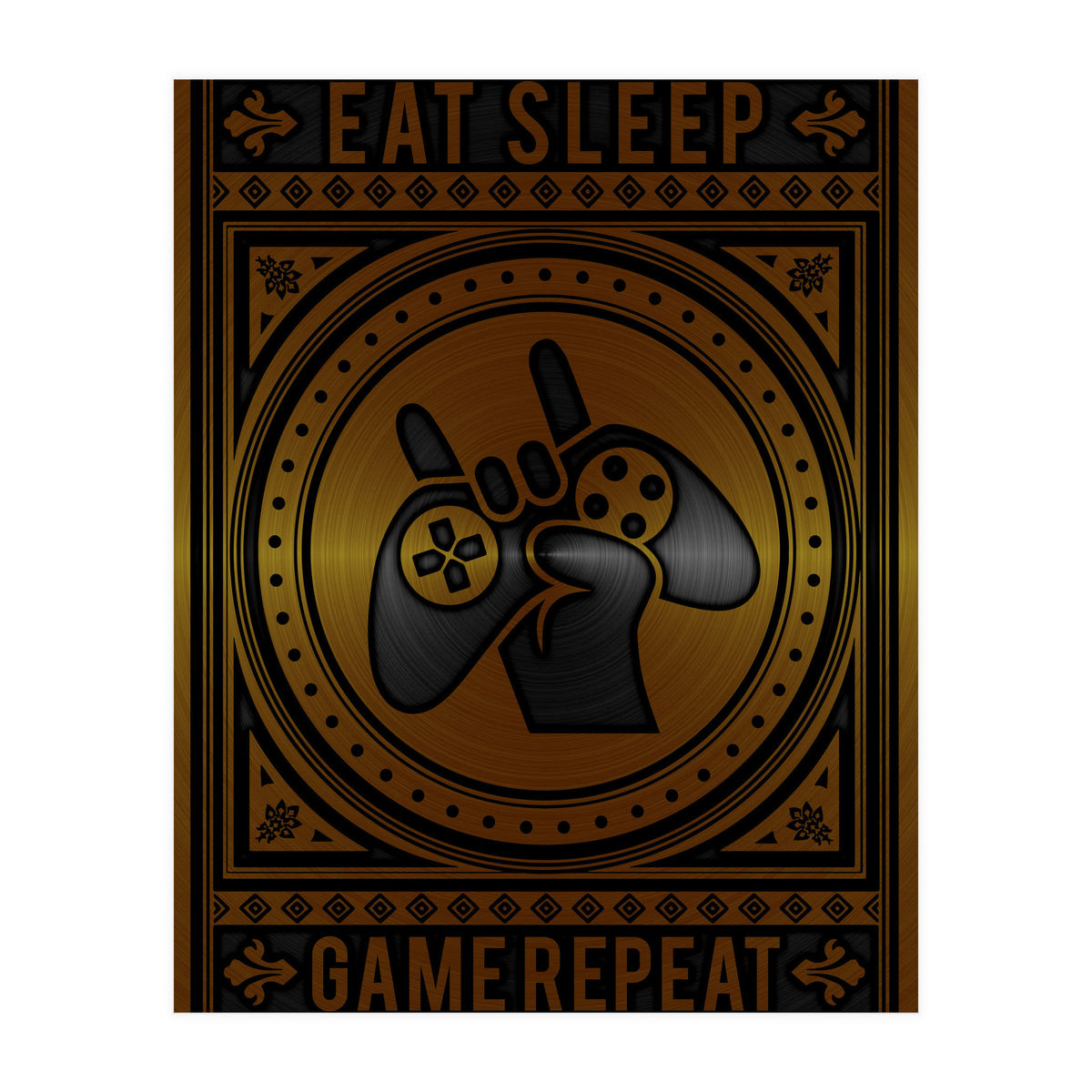 Eat Sleep Game Repeat (Print Only)