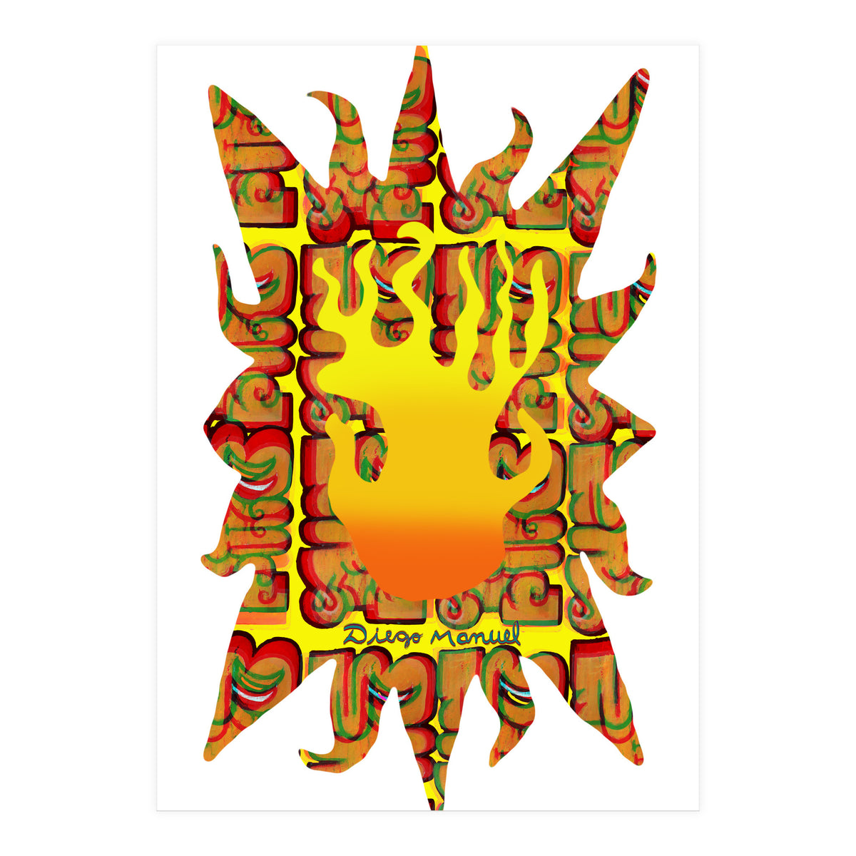 Fuego 3 Copia (Print Only)