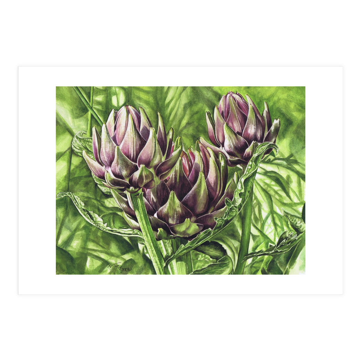 Artichoke Forest (Print Only)