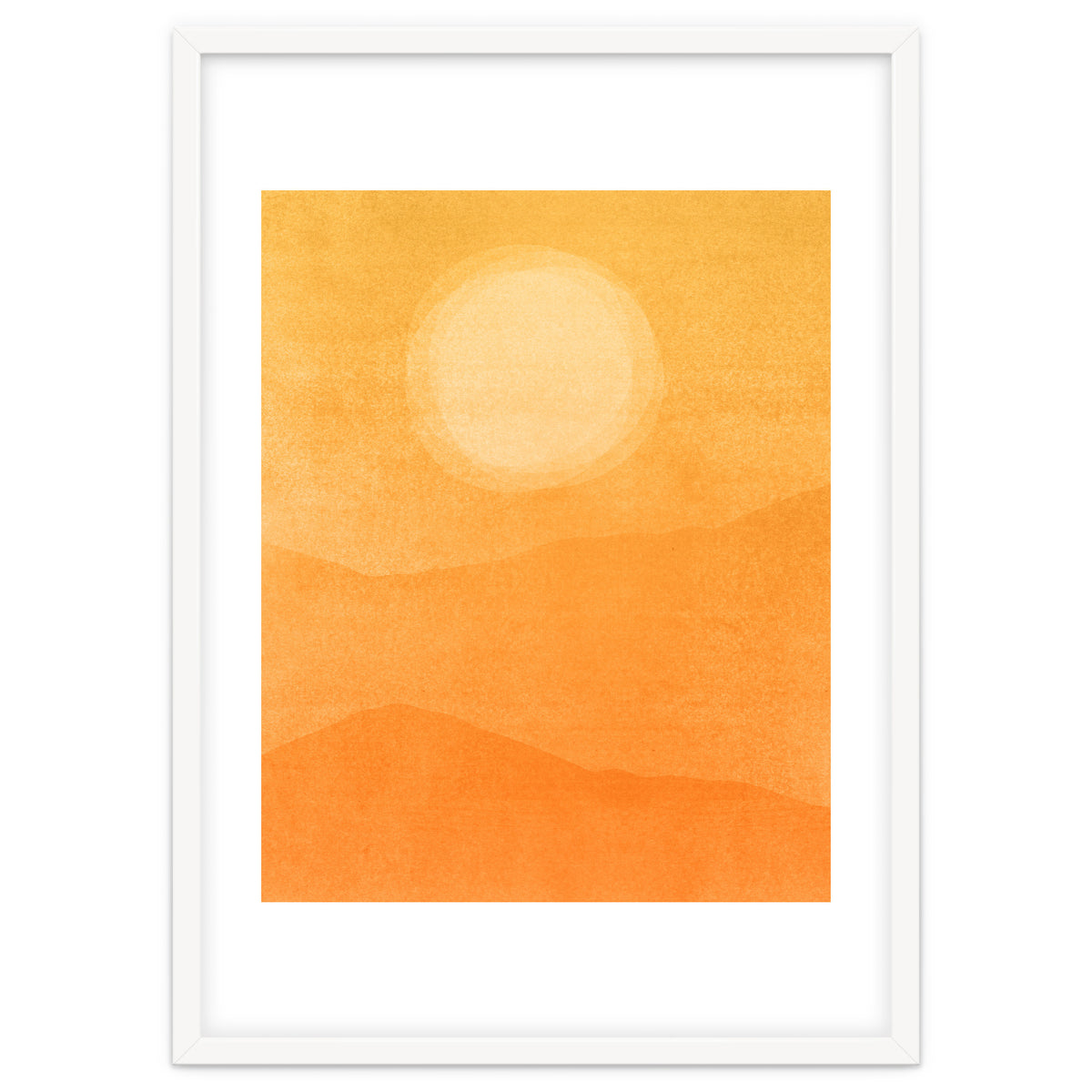 Golden Afternoon Abstract