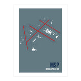 Minneapolis Airport Layout (Print Only) thumbnail