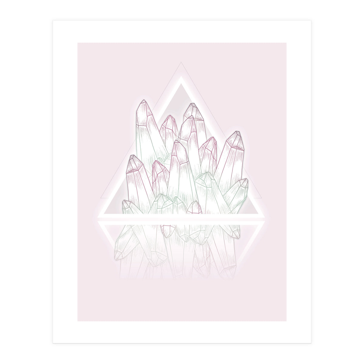 Crystals Pink (Print Only)