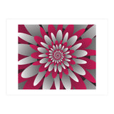 Paper Cut Flower Spiral (Print Only) thumbnail