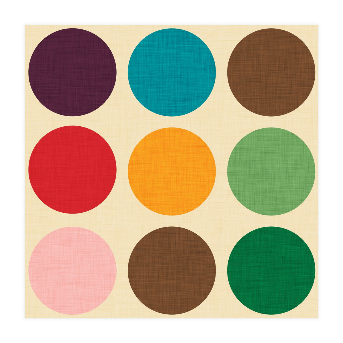 Retro Polka Dots (Print Only)