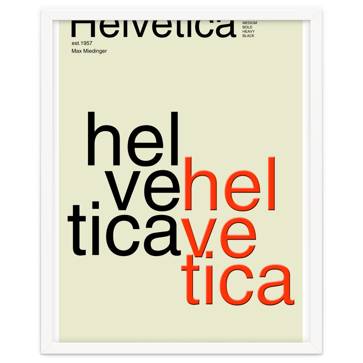 Helvetica Font Design