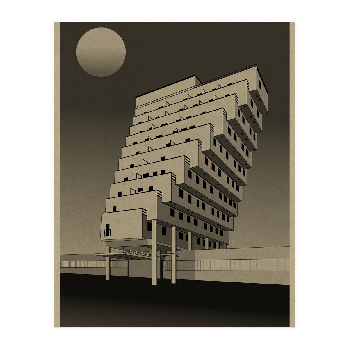 Hotel Panorama Slovakia (1970) (Print Only)