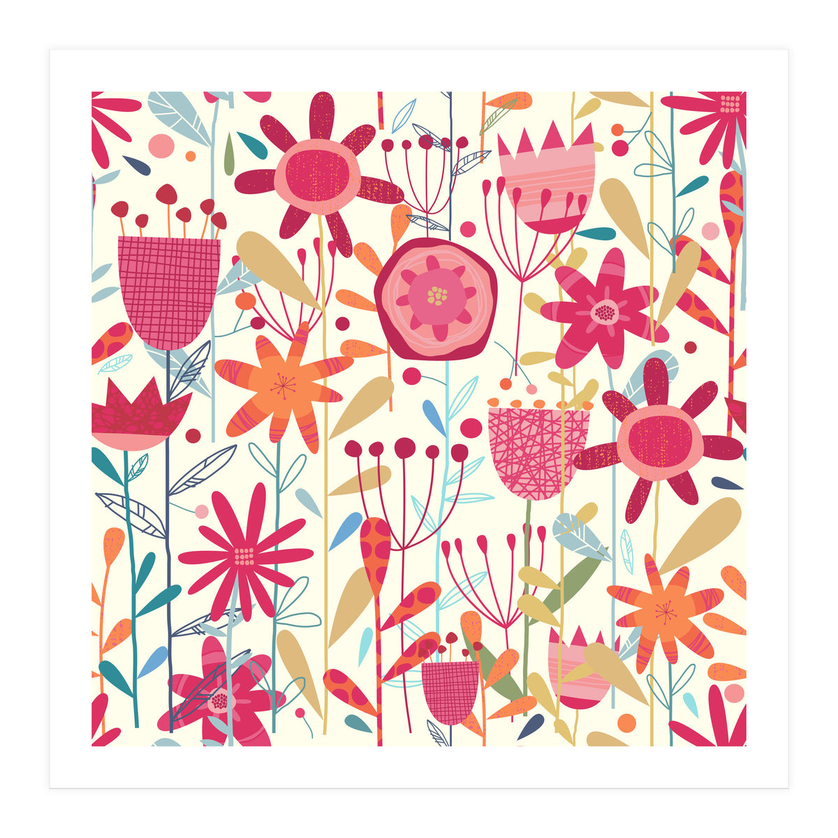 Wild Weeds And Flowers (Print Only)