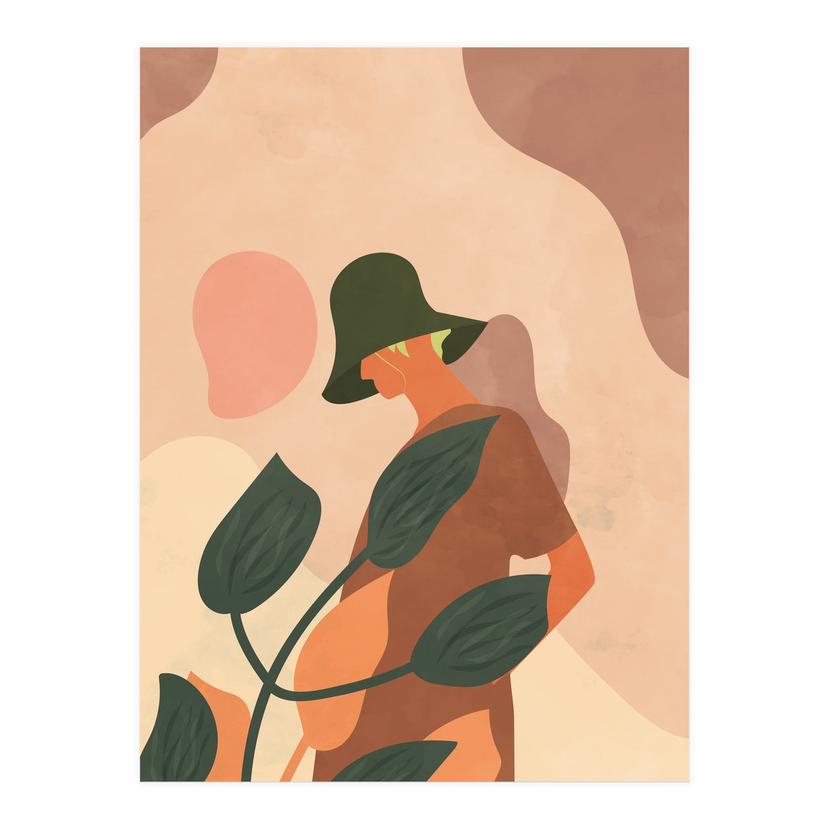 Female Bohemian Artwork (Print Only)