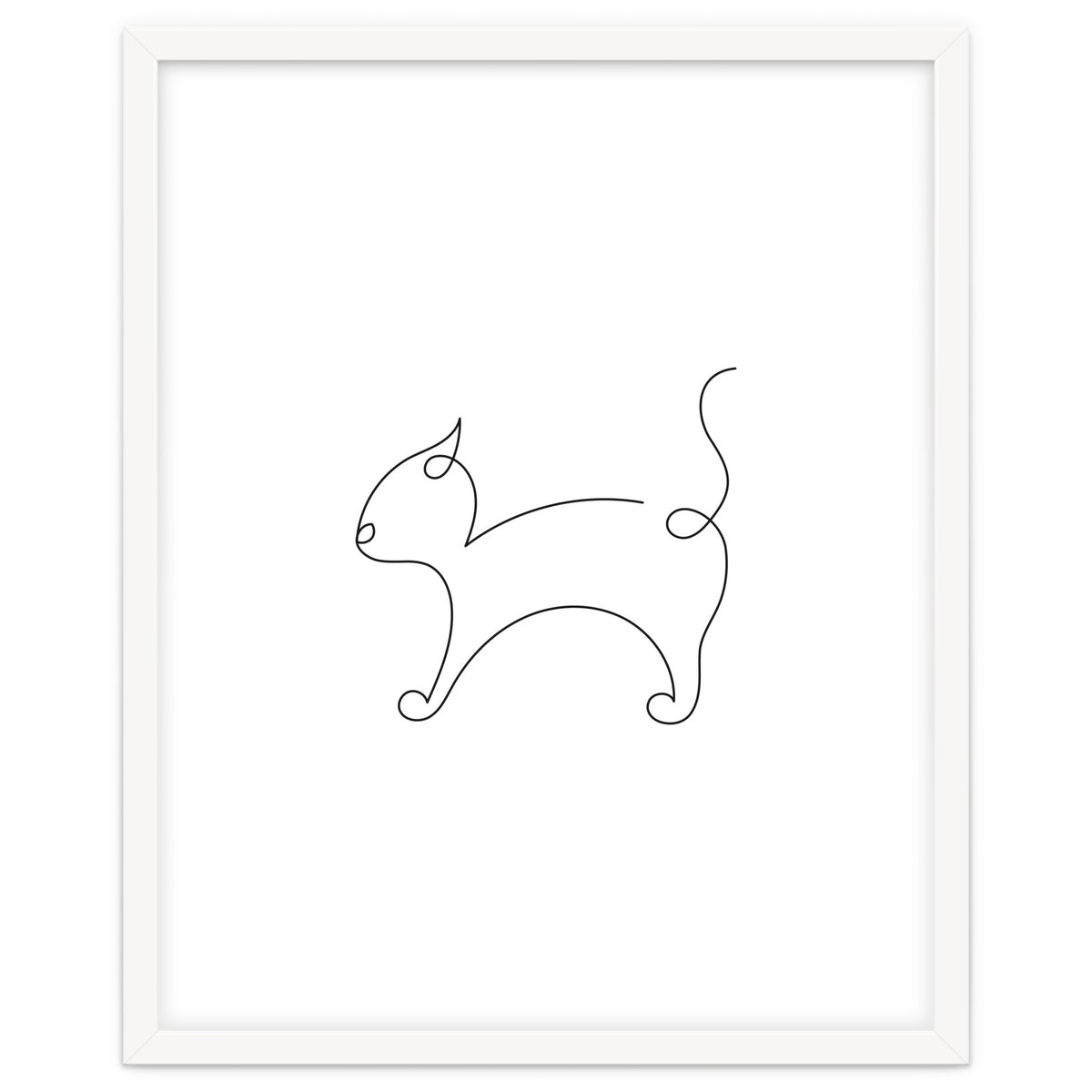 One Line Cat