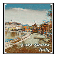 Birds And People On Lake Garda (Print Only)
