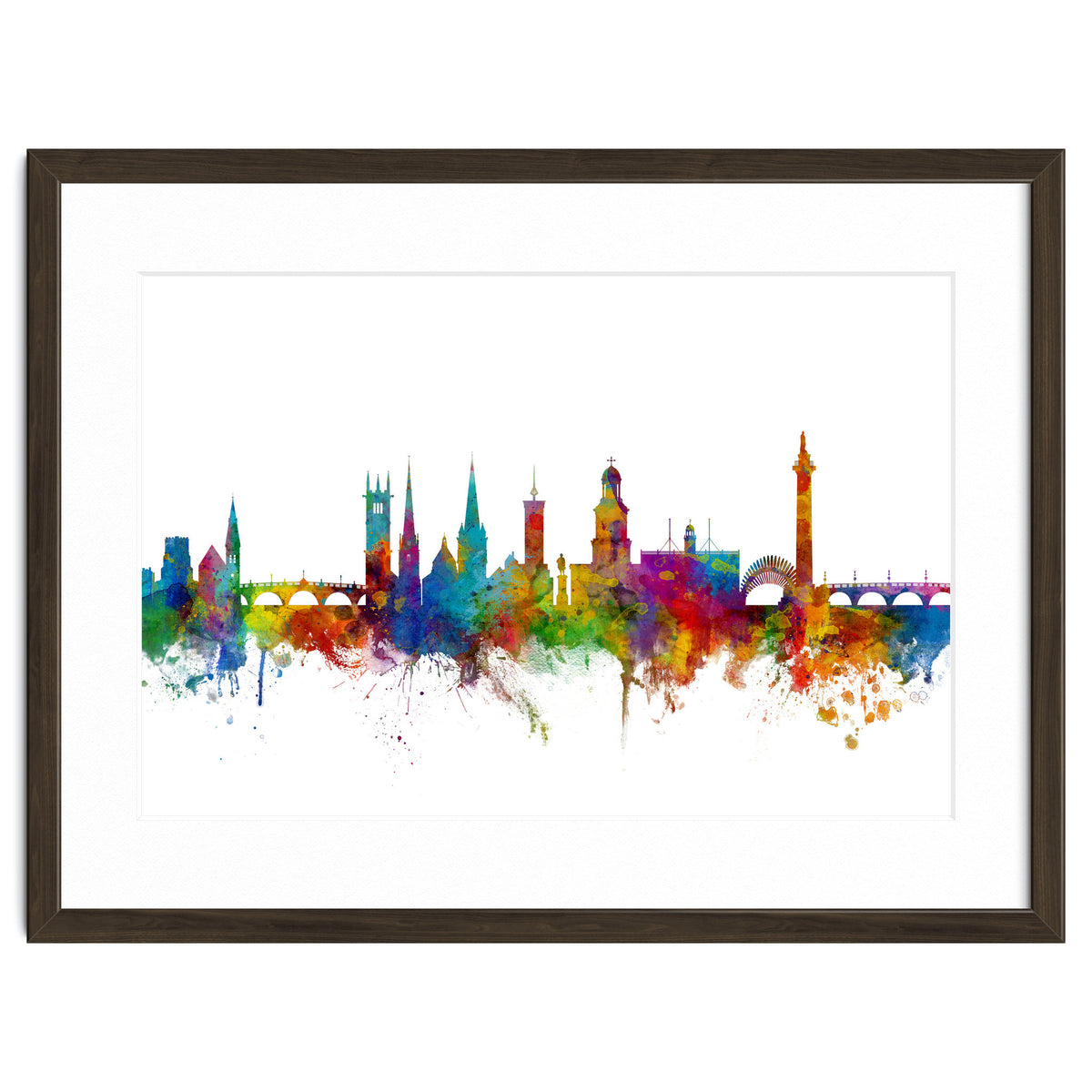 Shrewsbury England Skyline