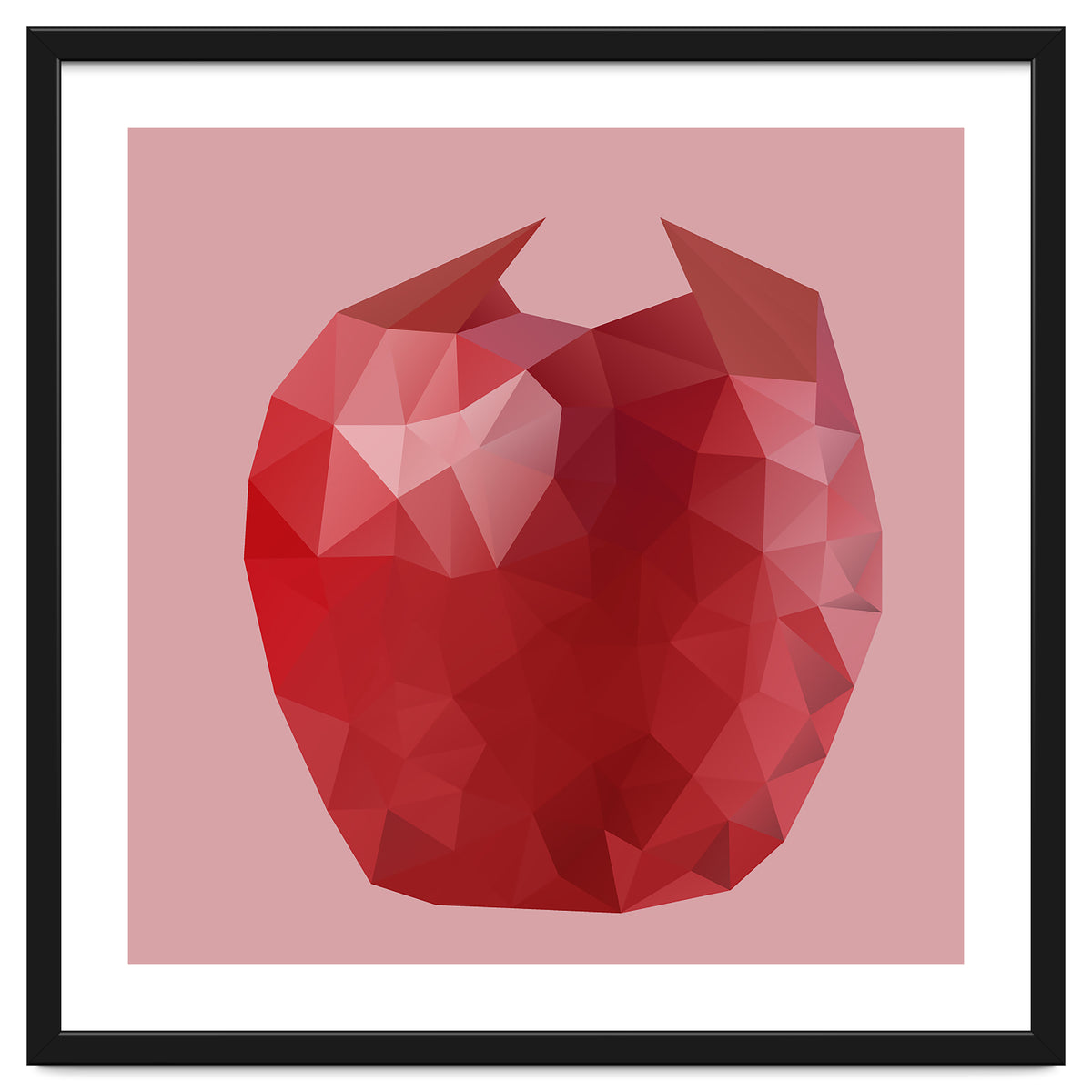 Apple Low Poly Art