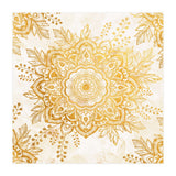 Queen Starring of Mandala-Gold Sunflower I (Print Only) thumbnail
