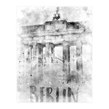 Monochrome Art BERLIN Brandenburg Gate | Watercolor (Print Only) thumbnail