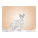 Rabbit Low Poly Art (Print Only) thumbnail