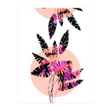 Pink Plants on Coral (Print Only) thumbnail