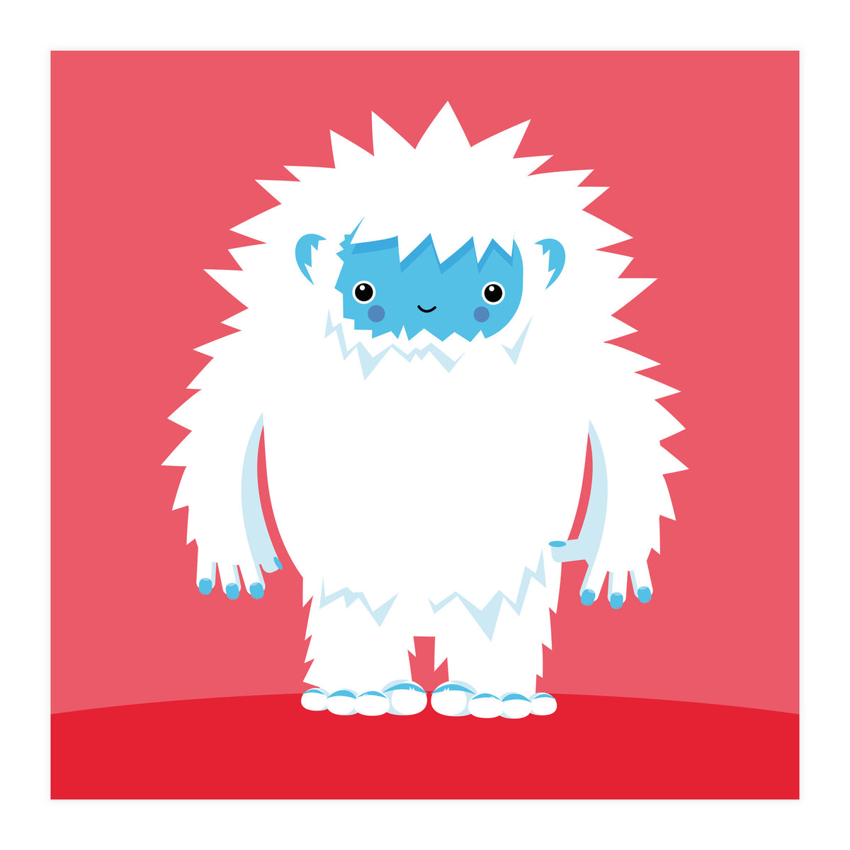 Big Hugs Kawaii Yeti (Print Only)