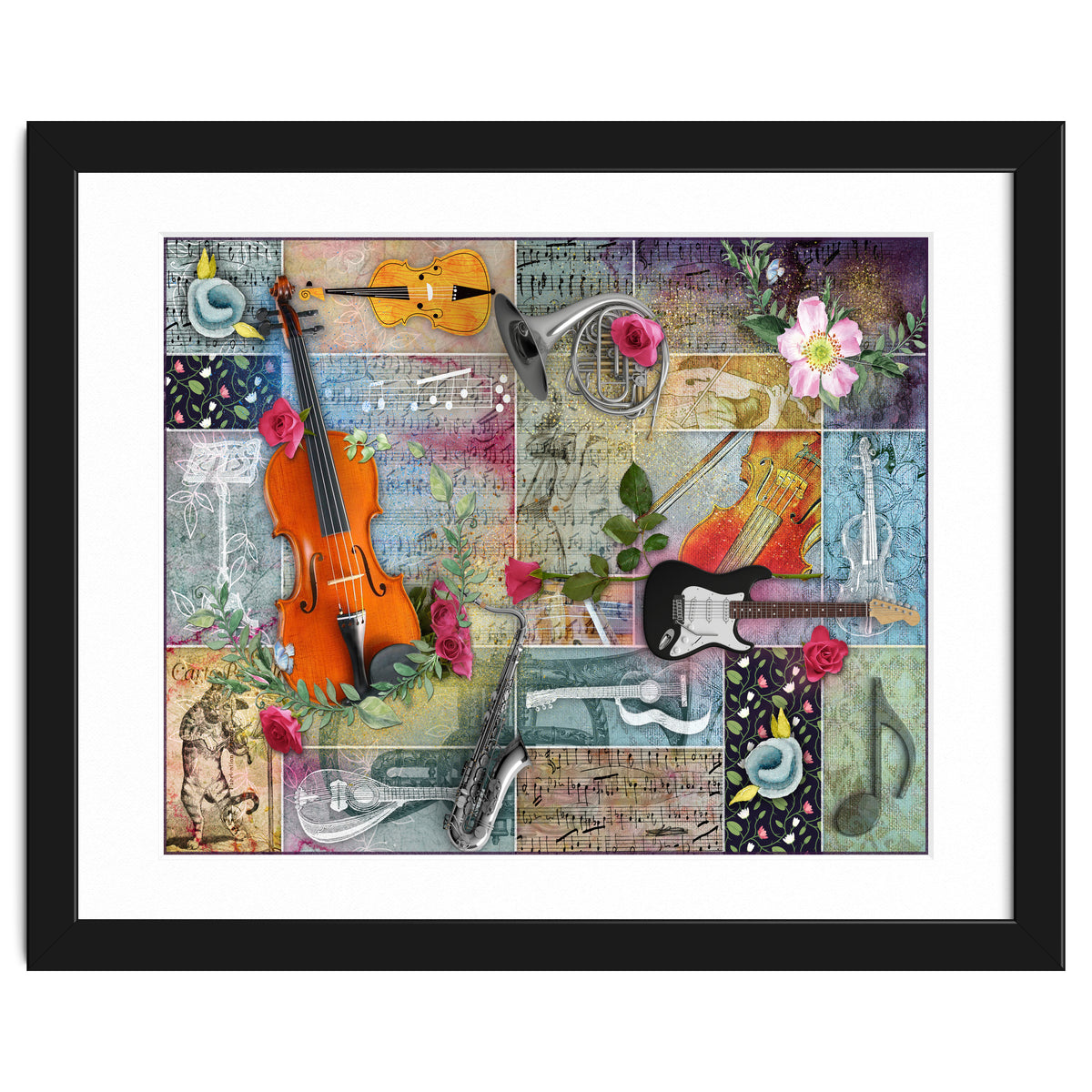 Musical Garden Collage