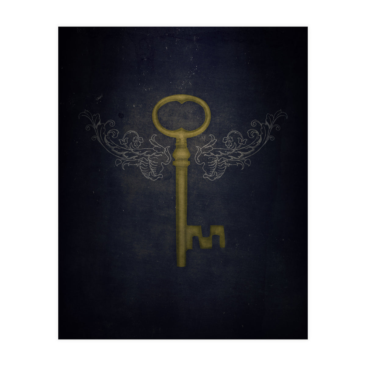 Winged Key (Print Only)