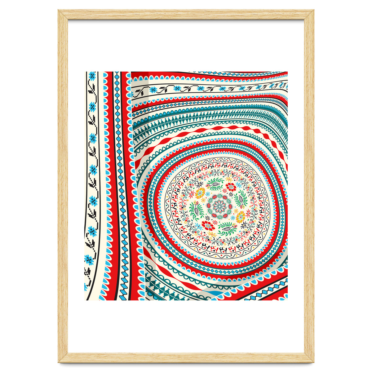 Romanian embroidery background 19