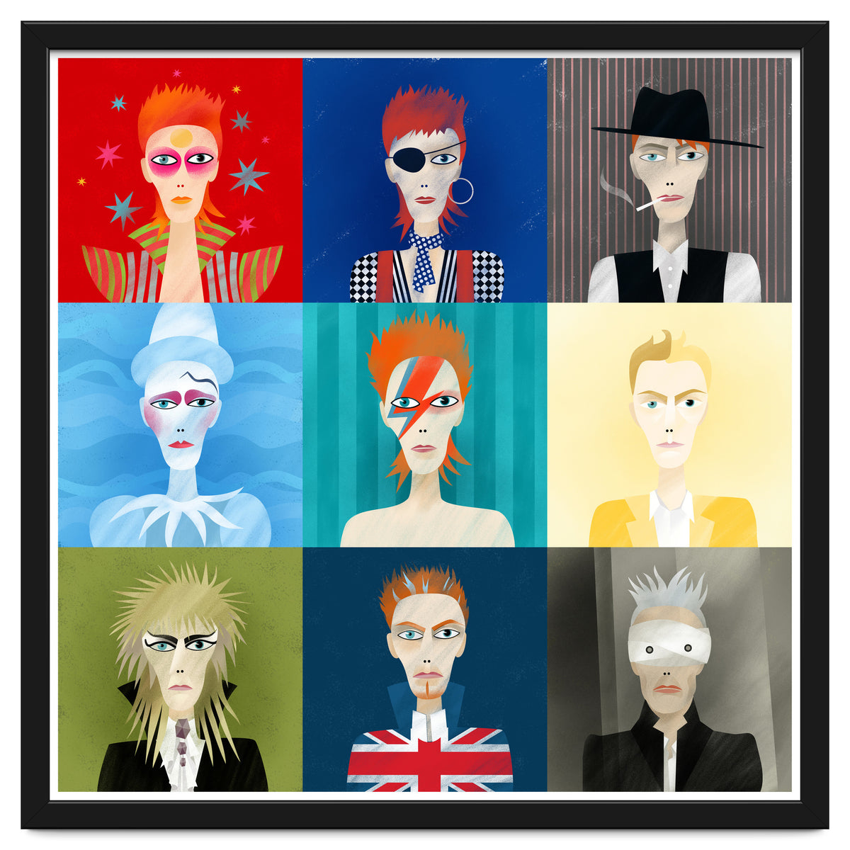 9 Portraits Of David Bowie