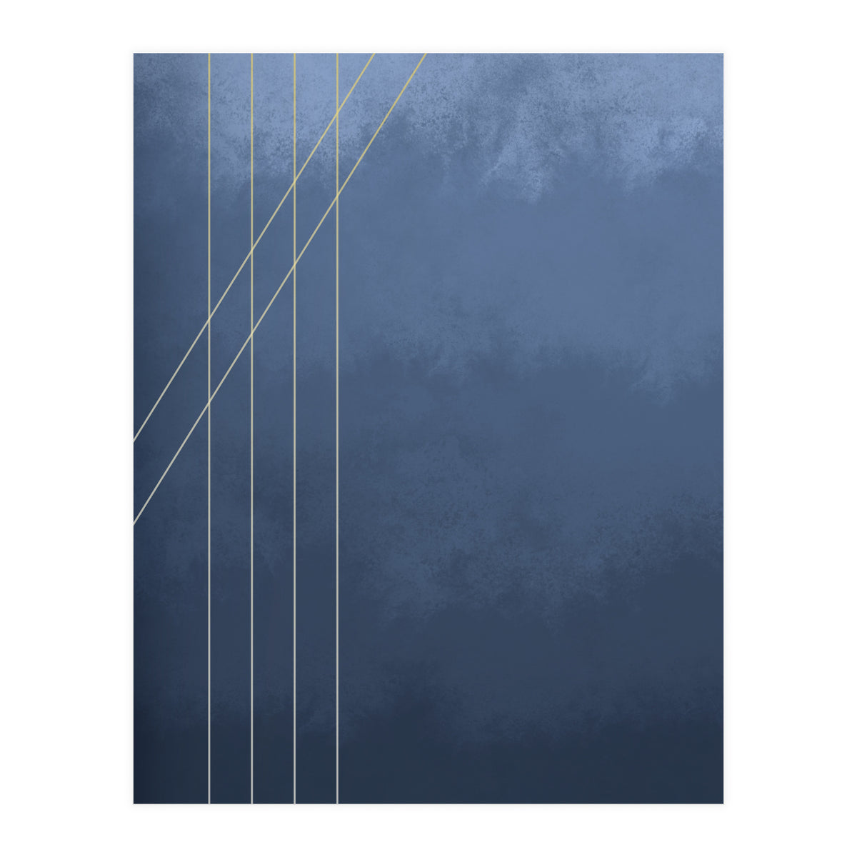 Moods In Blue Gray (Print Only)