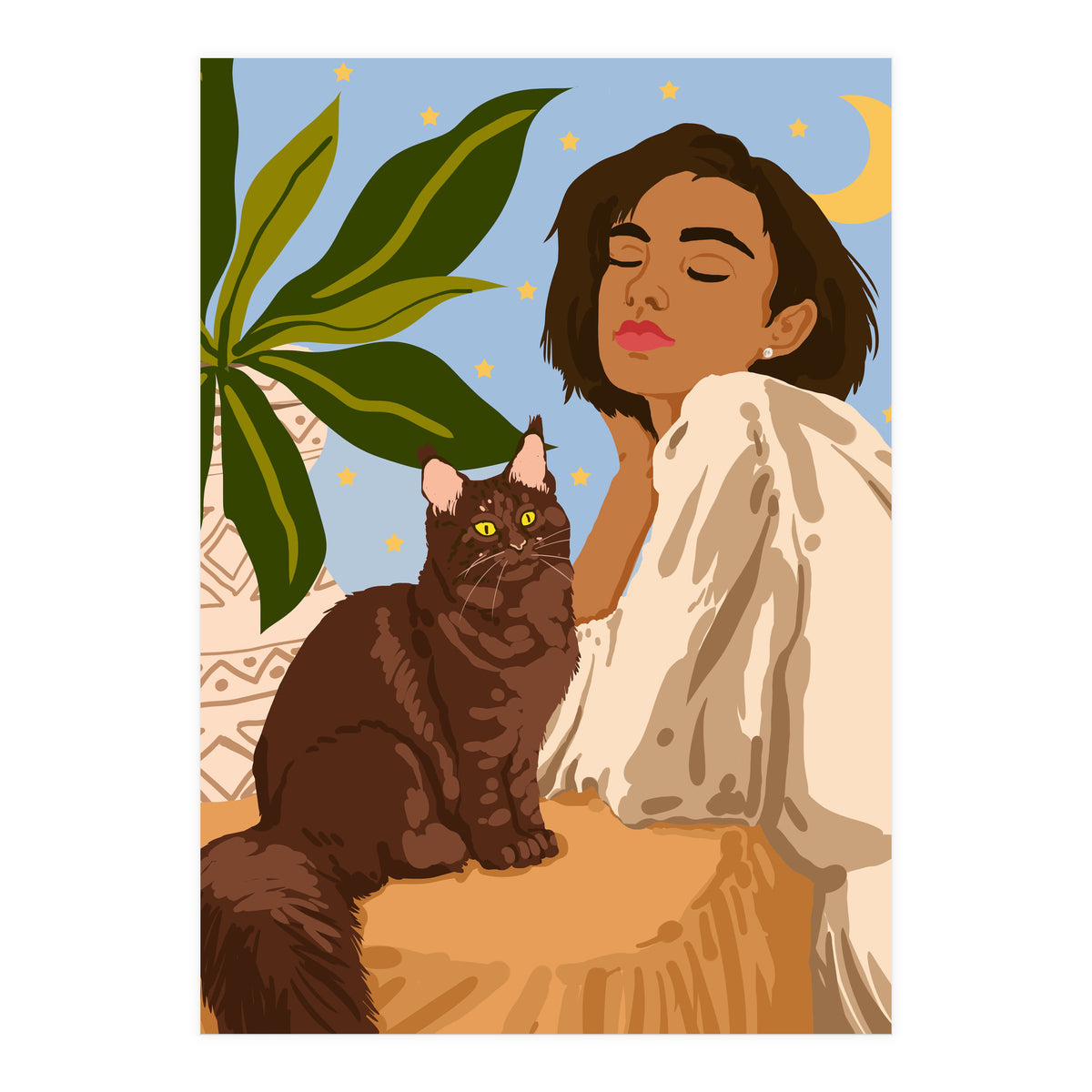 Proud Cat Mama (Print Only)