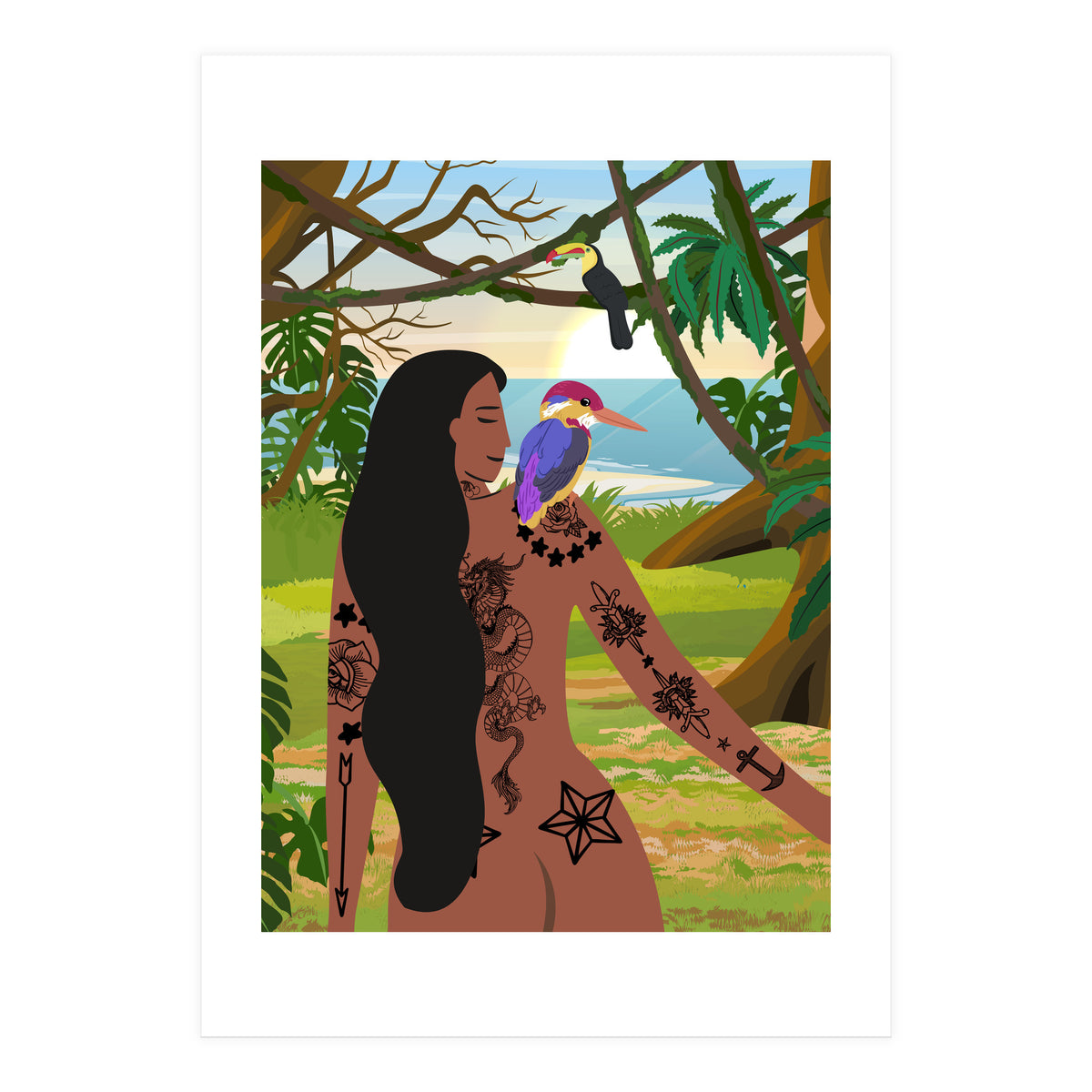 Ceyx Erithaca and Me (Print Only)