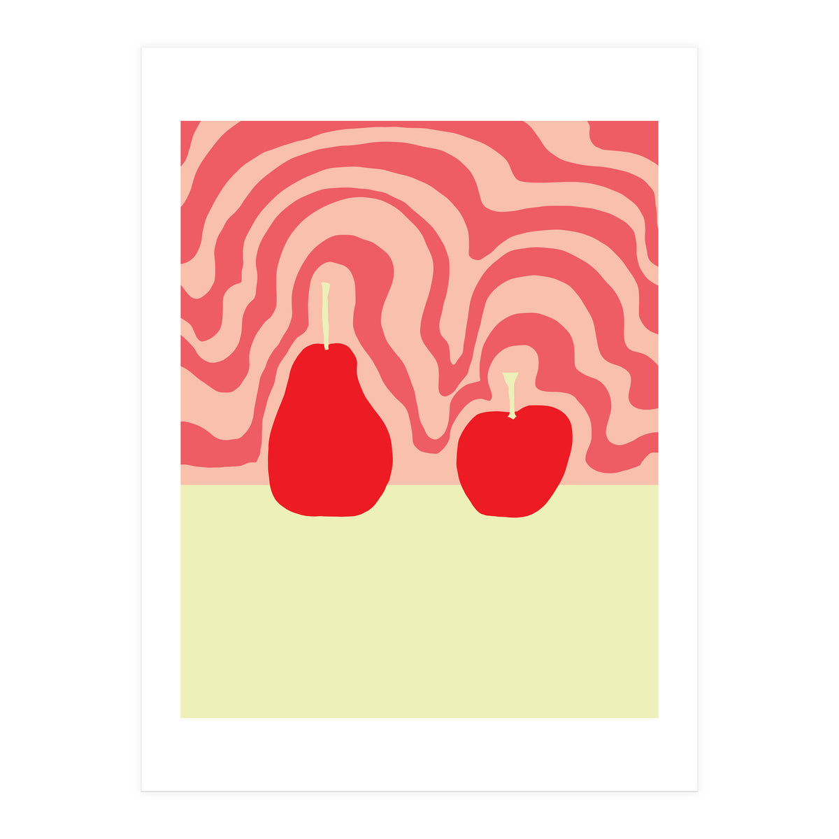 pear and apple (Print Only)