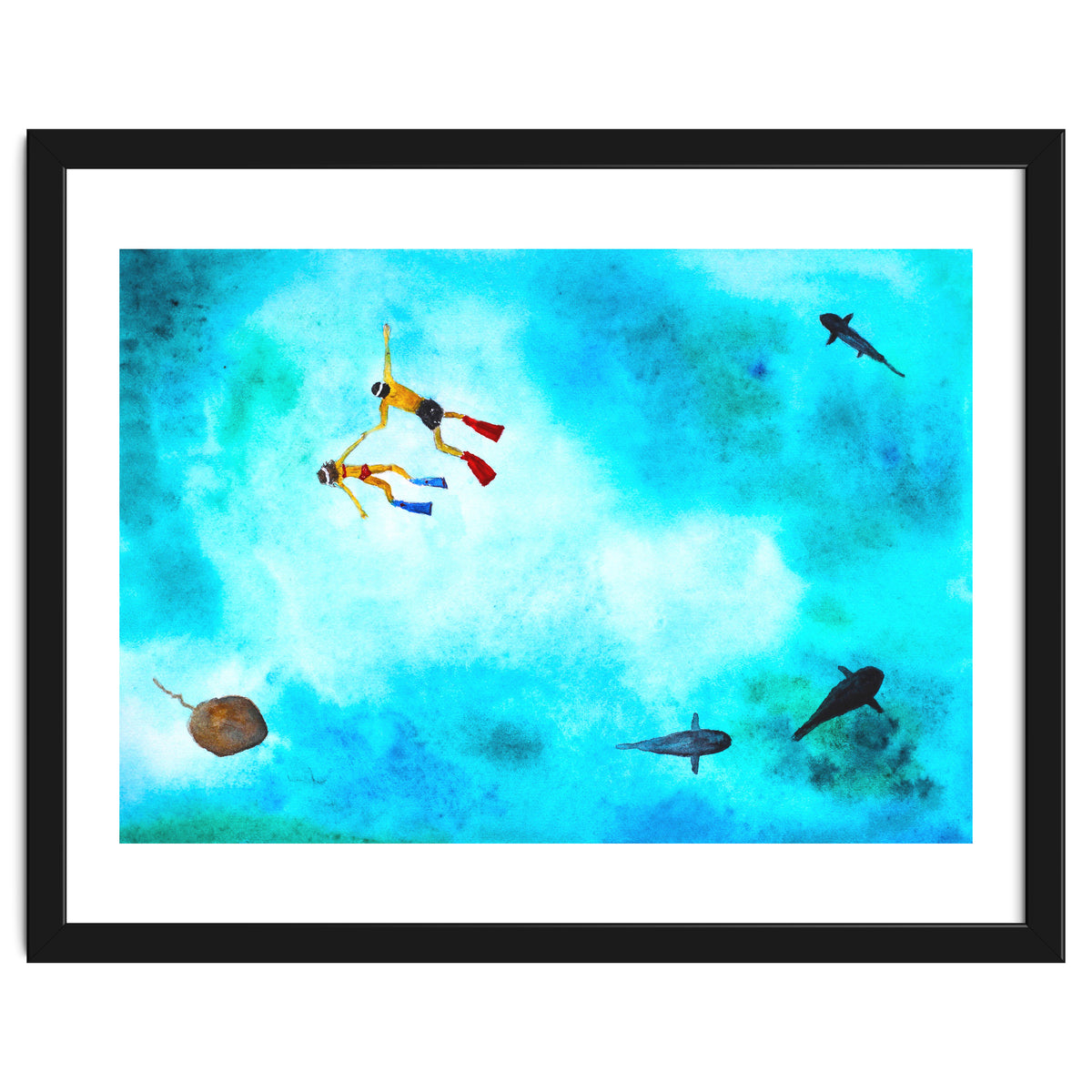 One summer day || watercolor