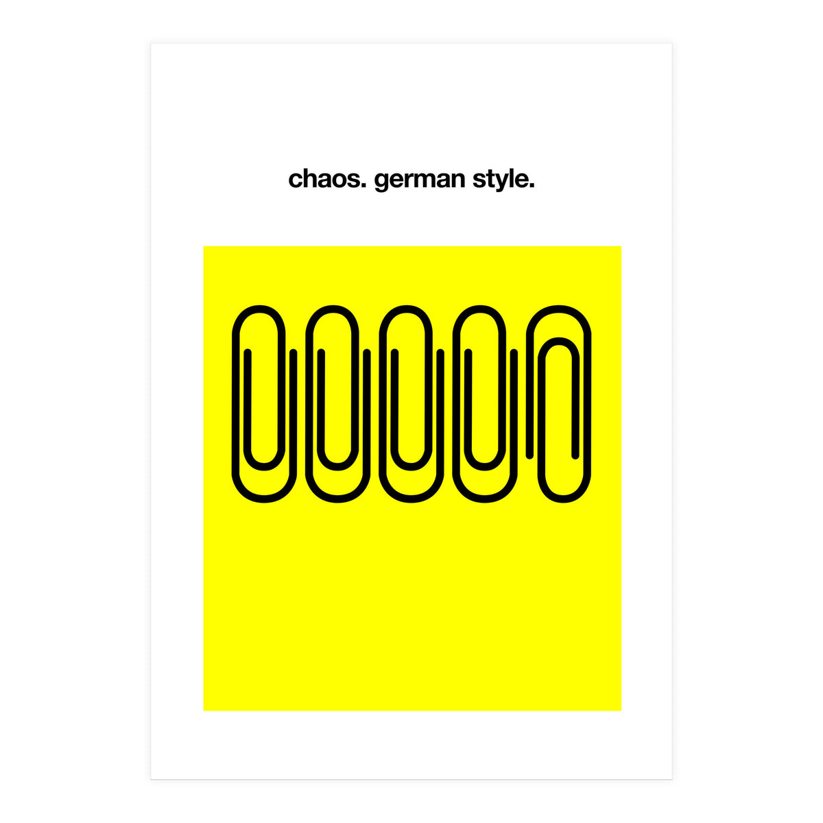 German Chaos (Print Only)