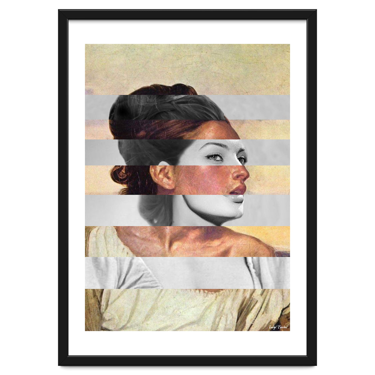 Delacroix's Orphan Girl At The Cemetery & Sophia Loren