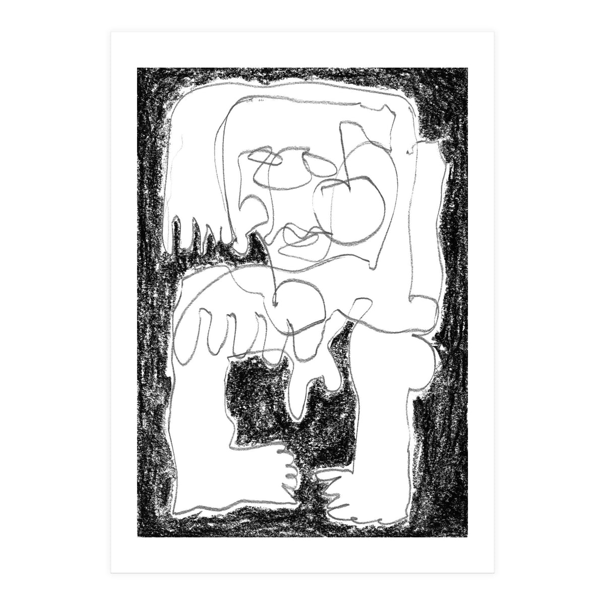 Static Noise - b&w (Print Only)