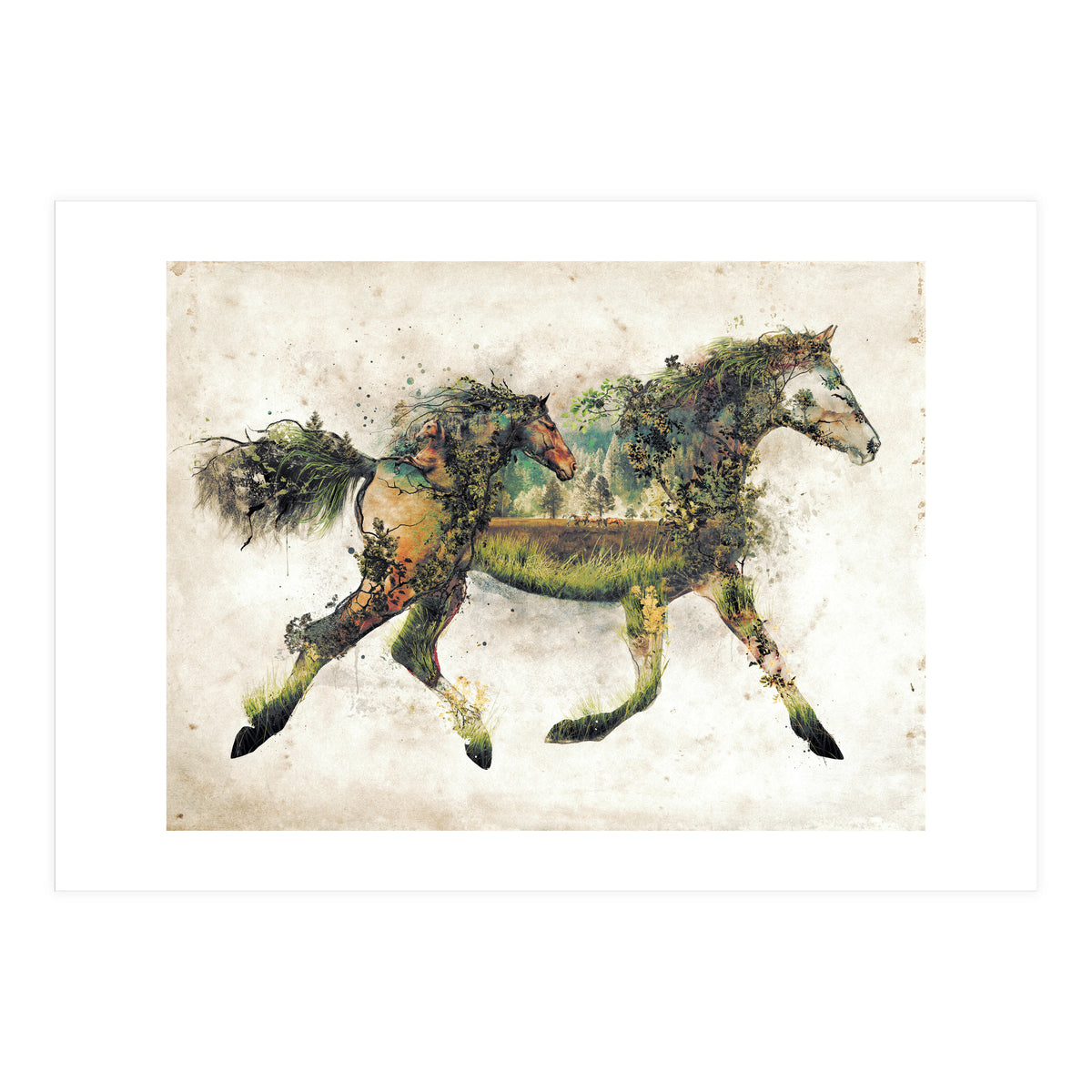 The Horse Surrealism (Print Only)