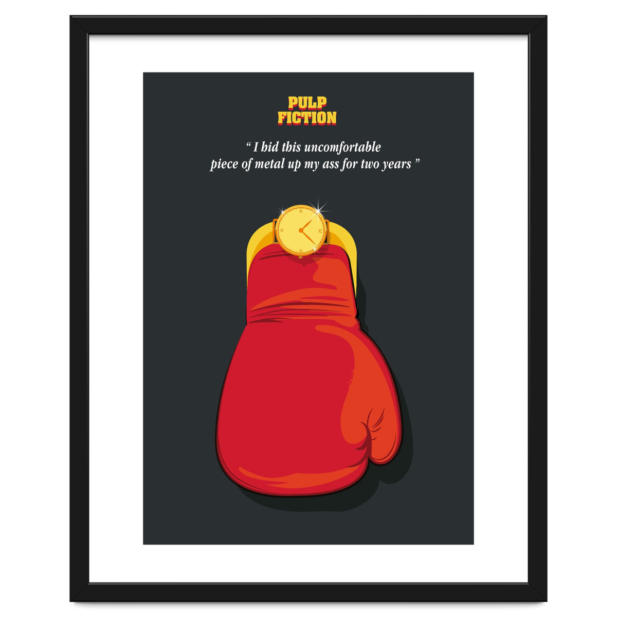 Butch Pulp Fiction movie poster