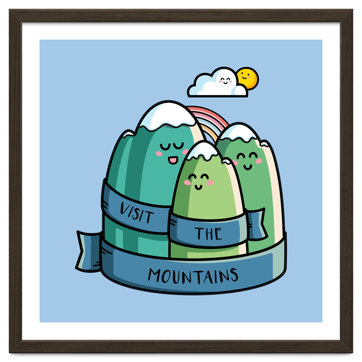 Kawaii Cute Visit the mountains