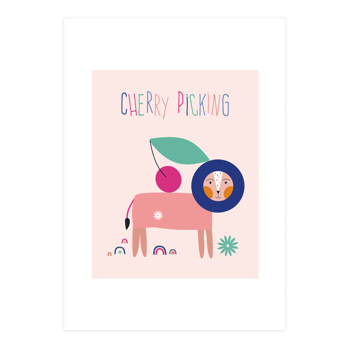 Kids Cherry Picking1 Rgb (Print Only)