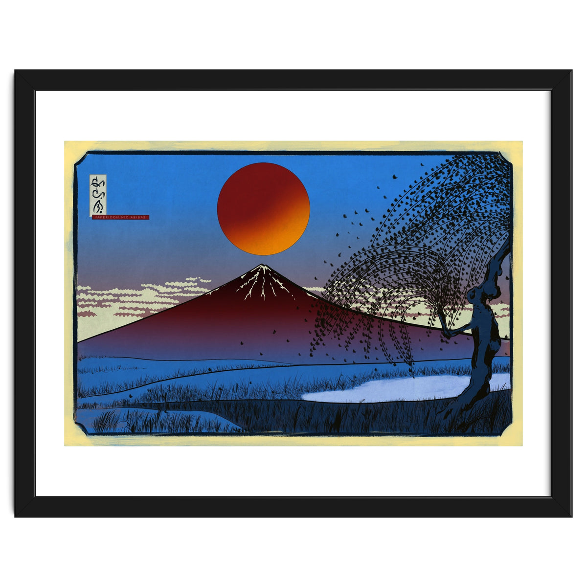 Mayon Volcano Ukiyo-e