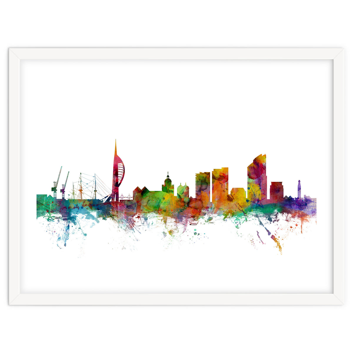 Portsmouth England Skyline