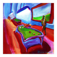 Noche De Pool 3 4 (Print Only)