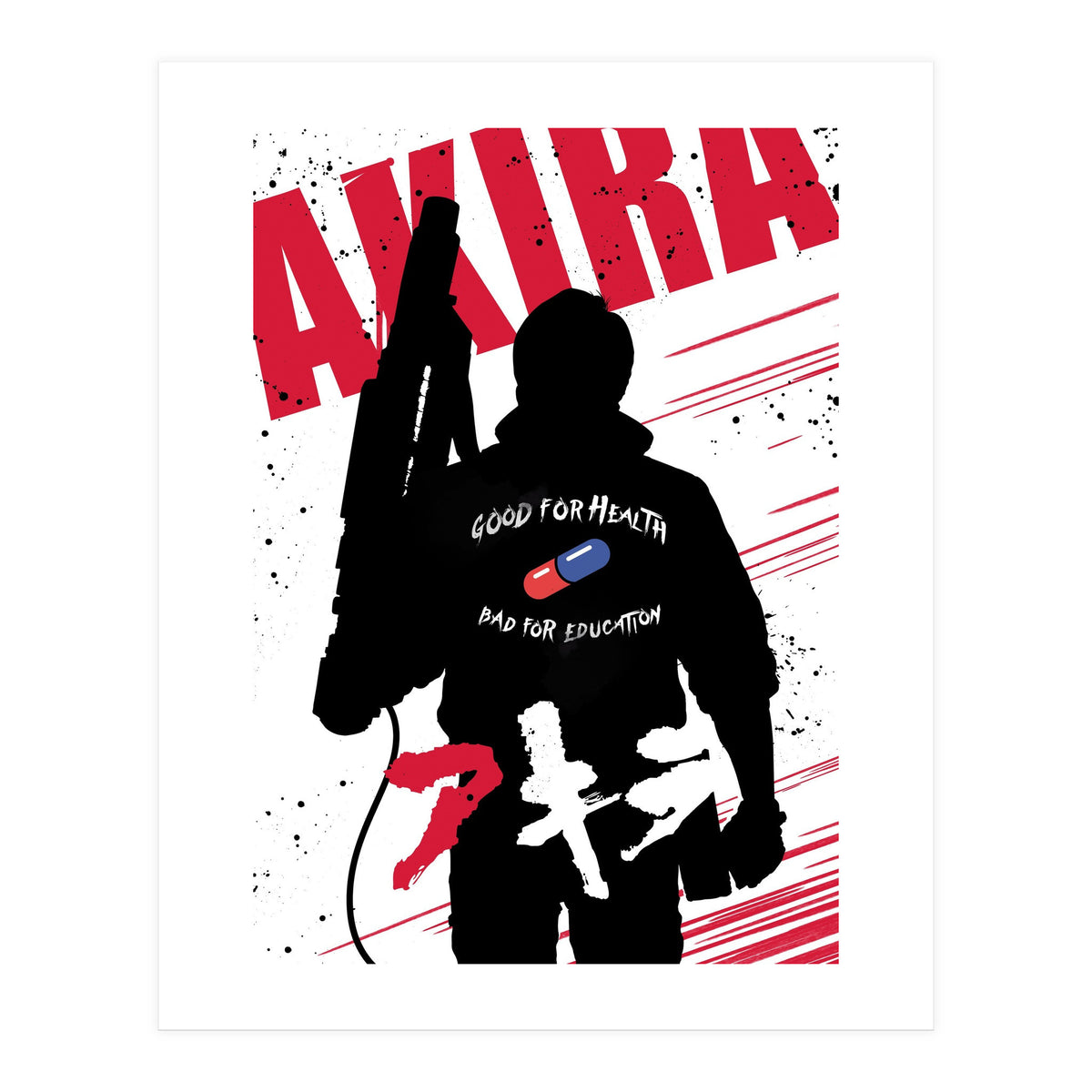 Akira movie poster (Print Only)