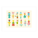 Geometric Friends (Print Only) thumbnail