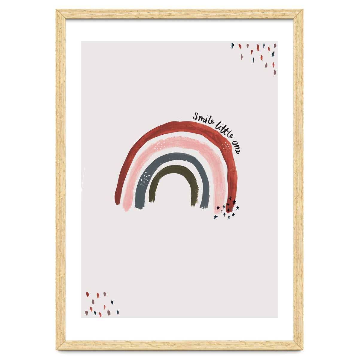 Smile Little One Rainbow Portrait