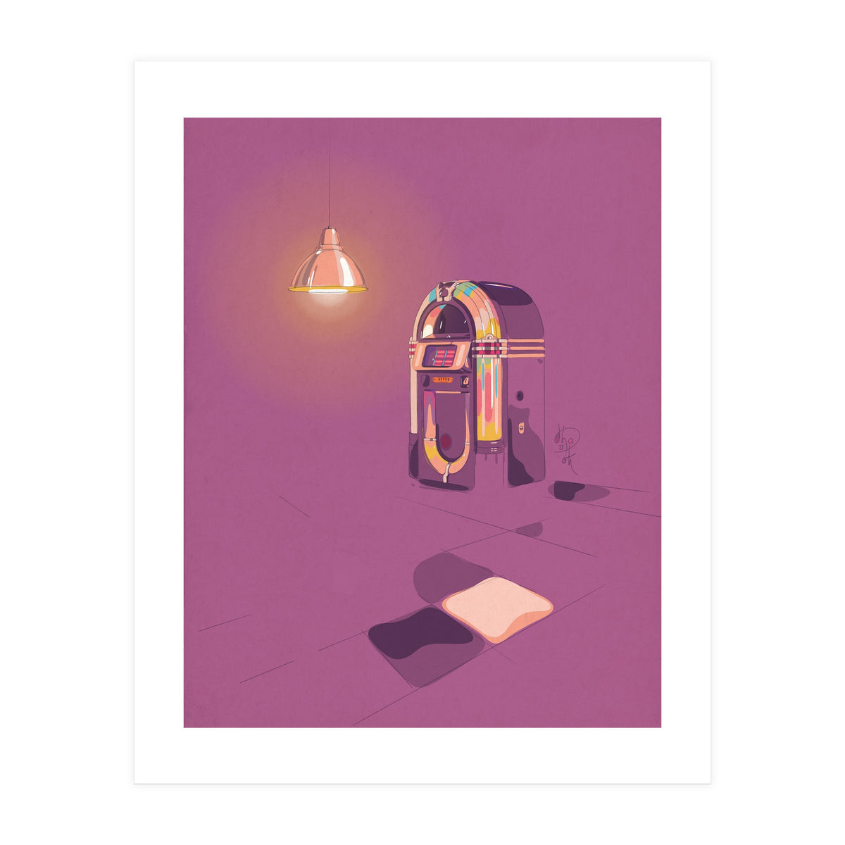 Wurlitzer Jukebox (Print Only)